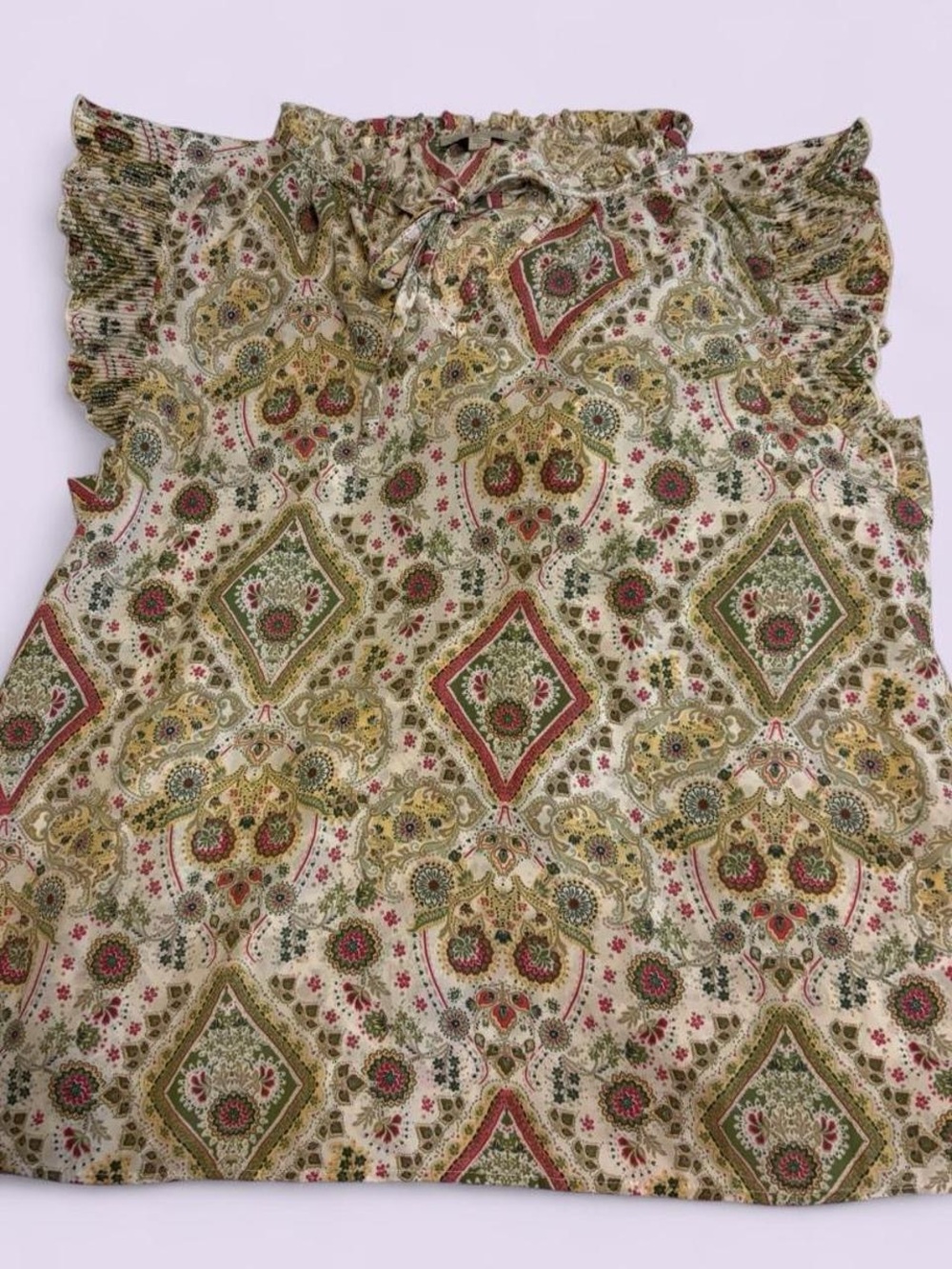 Vintage Chenault Paisley Blouse